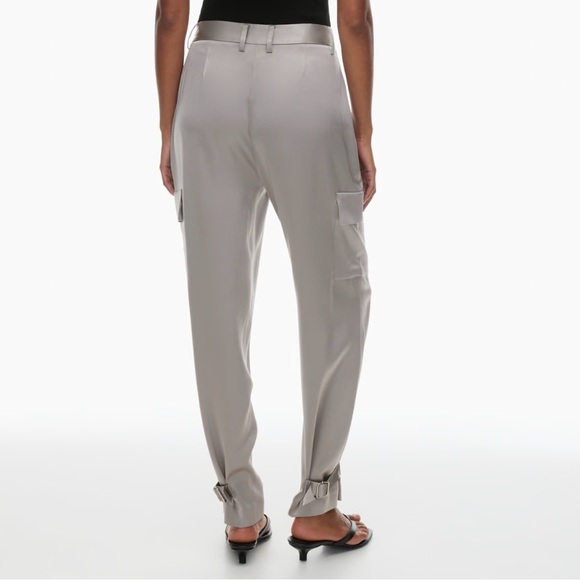 Aritzia Babaton Refined Satin Cargo Pant - Picture 5 of 12